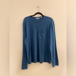 Buckmason Men’s Cobalt Blue Longsleeve T-Shirt